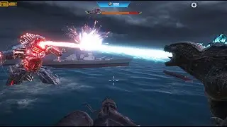 PERTARUNGAN GODZILLA VS GODZILLA ROBOT SIAPAKAH YANG MENANG? - PUBG TITAN LAST STAND