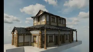 Blender Timelapse: Village Buildings | The Pact of Centradigon