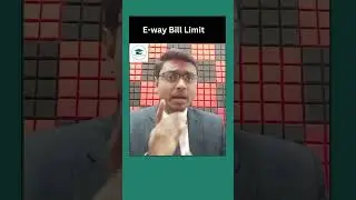 E way Bill Limit | CA Inter Taxation | Income Tax #shorts #taxtycoon