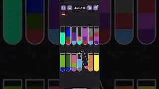 Water sort puzzle level 118