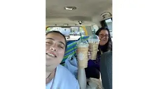 First fall Starbucks drink and saying goodbye to the puppy! 🍃🎃