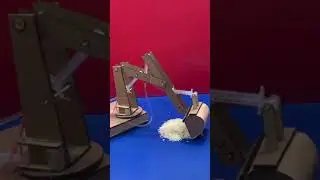 DIY Excavator Cardboard #shorts