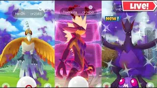 Hunting✨️Shiny Shadow Lugia & Ho-oh, Dynamax On Raid Hour In #PokemonGo
