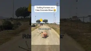 Farmers Had No Idea It Was Fake 😂 | GTA 5 Epic Trolling. #gta #gtaonline #shorts #funnyshorts