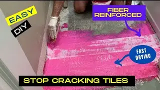 Eliminate Tile Cracking With Redguard Crack Isolation Membrane.