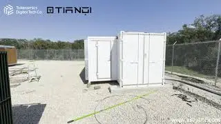 TDTC Custom TIANQI Bitcoin Mining Container 1.1MW S21XP in Texas