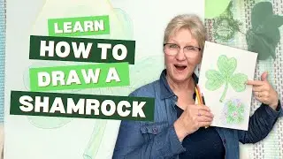 How to Draw a Shamrock for St Patrick's Day ☘️