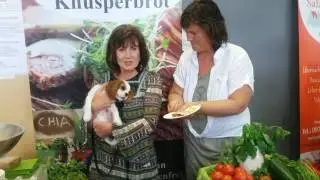Gesundes Rohkostbrot - Rohkostmesse Erfurt Juni 2016
