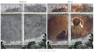 Demonstration of JD Icy Window Pane Photoshop Design