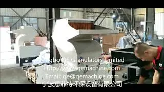 plastic part injectipn part car part from QE series strong crusher and granulator