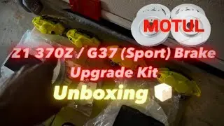Z1 370Z / G37 (Sport) Brake Upgrade Kit Unboxing 