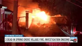 3 dead in Spring Grove Village fire, investigation ongoing