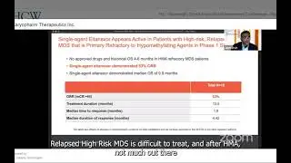 Karyopharm ($KPTI) Catalyst: Eltanexor in High Risk MDS