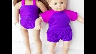 Perfect Purple Bitty Baby Clothes- handmade by Adorabledolldesigns