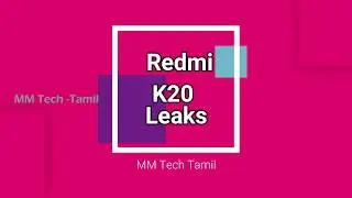 Redmi K20 Pro - Flagship Killer 2.0 #MMTech
