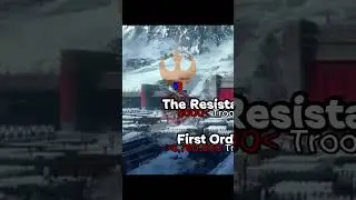The resistance vs first order | #starwars #viral #war #status #fight #shorts