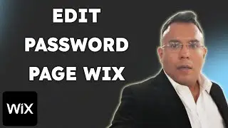 How To Edit Password Page Wix Tutorial  { 2025 edition }