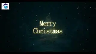Enchanted Christmas Tree Animation - Light Trails & Winter Snow