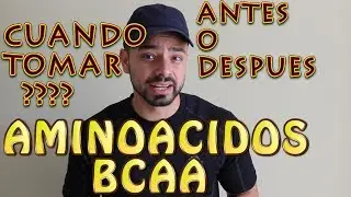 CUANDO TOMAR AMINOACIDOS (BCAA) ANTES O DESPUES DE ENTRENAR ???