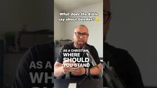 What Does God say about gender? 🤔 #shorts #christianshorts #gender #transgender #christian