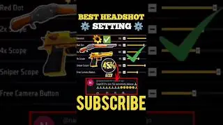Free Fire Headshot Setting ⚙️ ✅ [ Oppo Mobile ] Best Sensitivity 🔥 @trx111ff