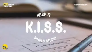 Design principle KISS. Keep It Simple Stupid 🎯 &mdash; Inspiration For creatives 🧐🧠