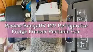 Review BougeRV 12V Refrigerator Fridge Freezer Portable Car Fridge 42 Quart Electric Cooler 12V/24V