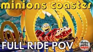 Minions Coaster - Loop-Dee Doop-Dee - FULL RIDE - Universal Studios Beijing - 2022