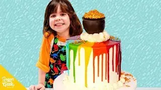 Rainbow Drip Cake Tutorial For Saint Patrick's Day