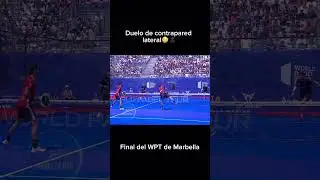 Duelo de contrapared lateral😳🔝 #padel #padelskill #agustintapia #sanyo #padeldeoroyt