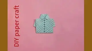 Paper craft/Shirt craft/art and craft/DIY craft/How to make shirt with paper #craft #shirts #paper