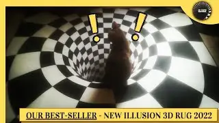 Our best-seller 3d vortex illusion rug 2022 #illusiondoptique #vortexillusionrug #3dtapisofficiel