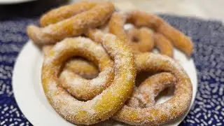 Ricetta sarda -frisjiole -frittelle lunghe - zeppole senza uova