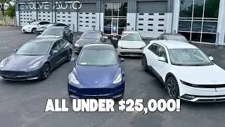 There's Never Been A Better Time to Buy A Used EV! Used EVs Under $25k