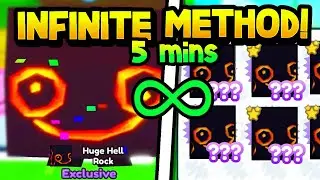 &infin; I Found How to Hatch *INFINITE* HUGE HELL ROCKS in Pet Simulator X! (New Update)