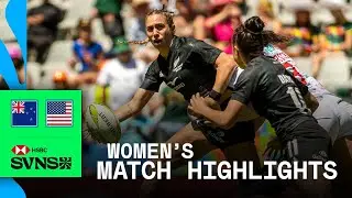 Black Ferns on FIRE 🔥 | New Zealand v USA | HSBC SVNS Cape Town 2025 | Women's Highlights