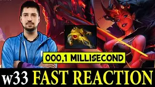 w33 FAST REACTION TO SURVIVE | Dota 2 Pro Players Clips