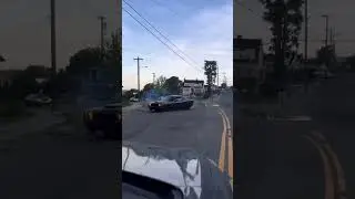 Scatpack sliding FAIL 🫣 #fyp #car #fail #crash #slide #dodge #hellcat #scatpack #shorts #omg