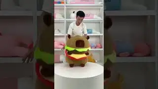 Giant Hamburger Capybara Plush Toys: Cute and Quirky Picks!#toys #youtubeshorts #cute #gifts