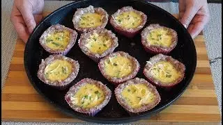Это очень вкусно-Мясные Кексы их всегда мало.простой рецепт