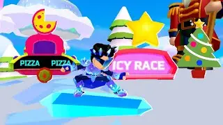 I Delivered Pizza And Went Icy Race In PK XD