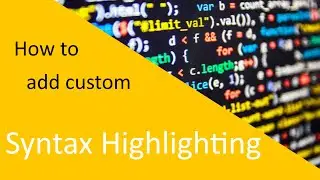 [Let's Make a Programming Language] Episode 70: How to add syntax highlighting to your language
