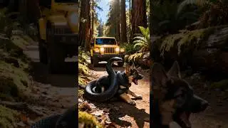 Forest Ranger Saves Puppy From Deadly Snake! #usa #dog #petlover