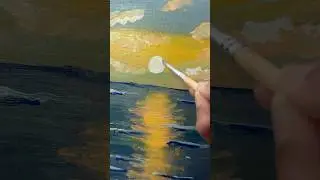 Where the day exhales and the water listens #artshorts #painting #nature#love 🫶🥰