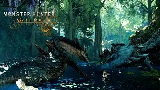 New Lagiacrus vs Arkveld Full Turf War - Monster Hunter Wilds TU2