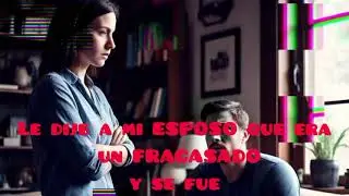Le Dije A Mi Esposo Que Era Un FRACASADO Y Se Fue... #redditstories
