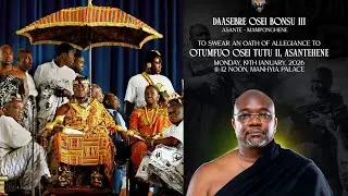 LIVE:Mamponghene Finally SSweärs Oath Of Alleg!ance To Asantehene@Manhyia Palace