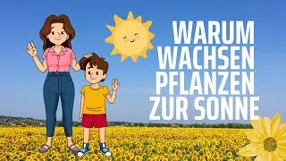 Warum wachsen Pflanzen zur Sonne? | Kindervideos auf deutsch | Frag die Mama