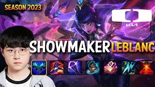 DK Showmaker LEBLANC vs TWISTED FATE Mid - Patch 13.17 KR Ranked