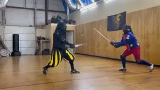 Charles Turner vs Derek Nash in longsword